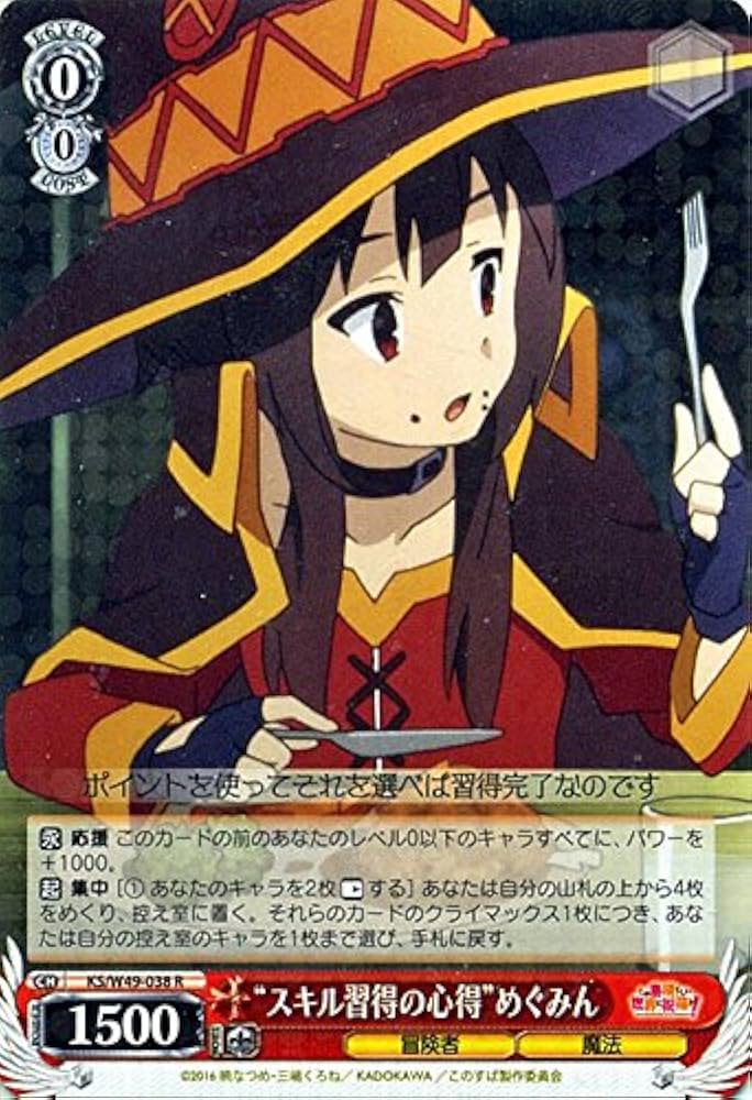 Amazon.co.jp: ヴァイスシュヴァルツ “スキル習得の心得”めぐみ